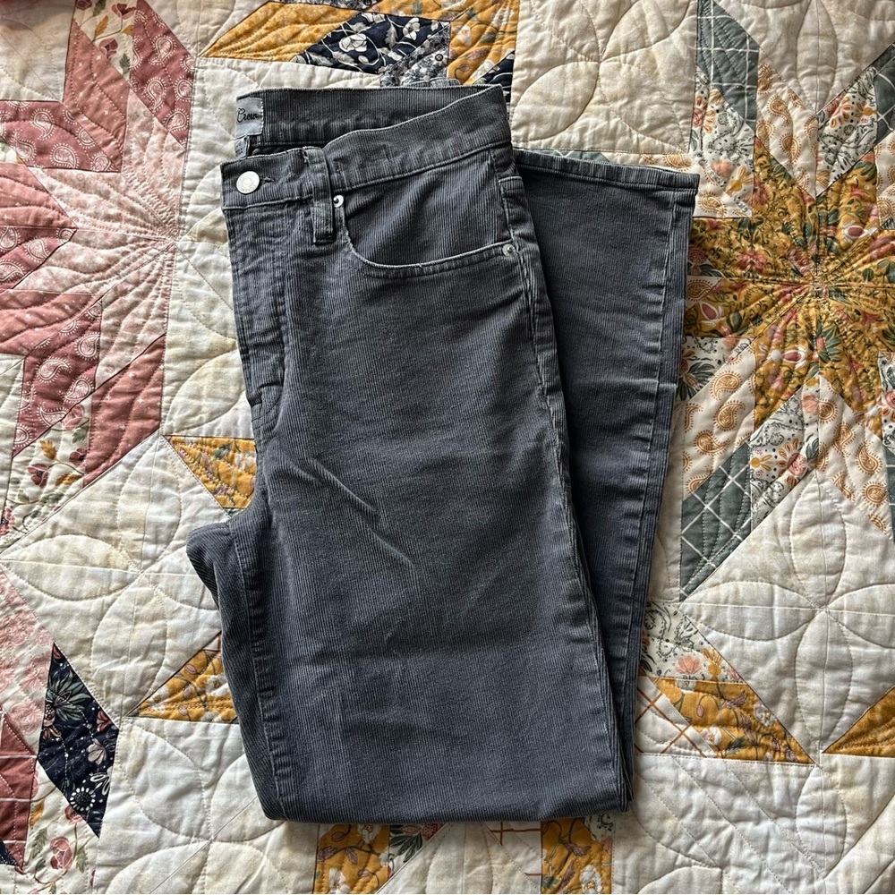 J Crew Corduroy Straight Leg Pants